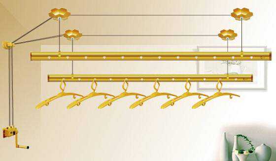 手搖晾衣架的優(yōu)勢及詳細(xì)安裝步驟