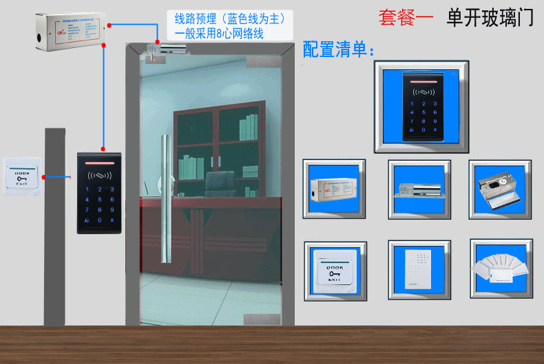 門禁布線一定要注意的事項圖解