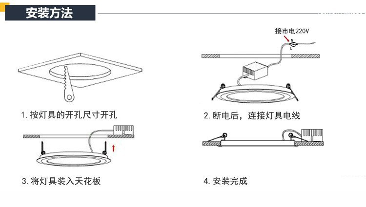 筒燈的安裝方法都有哪些？（圖解）