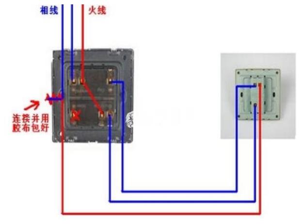 單控、雙控電燈開關(guān)接線法